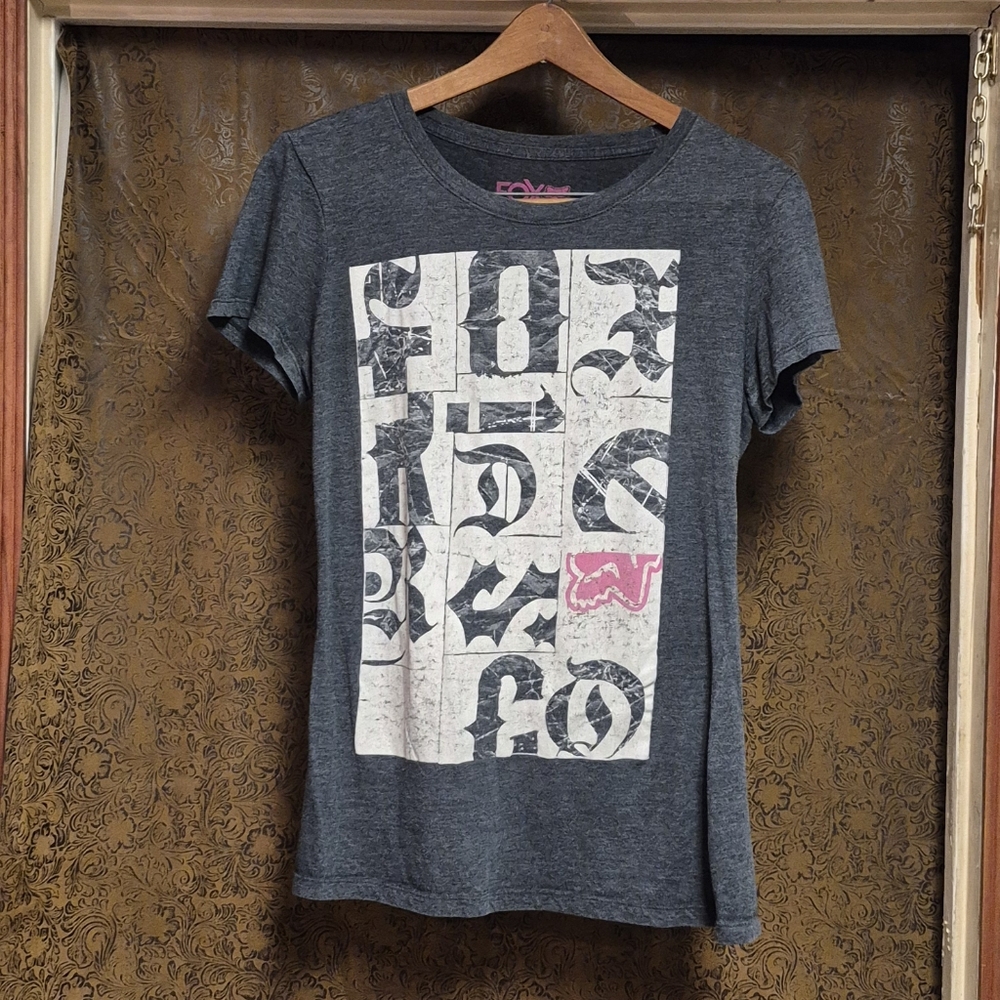 Fox Racing Gray T-Shirt - Picture 2 of 8